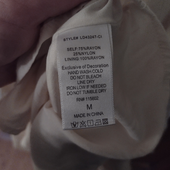 Lush Cream Dress - Romantic Boho - Picture 7 of 7